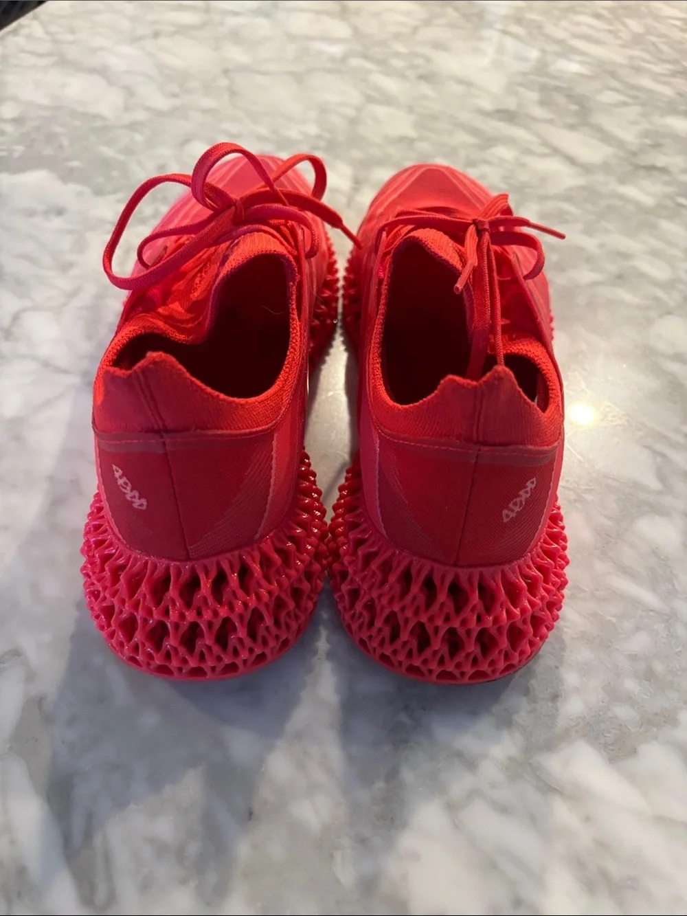adidas Red 4DFW Athletic Sneakers